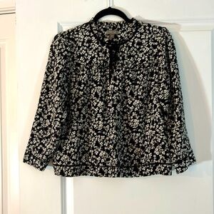 Madewell Point Sur Silk Blouse, size 6